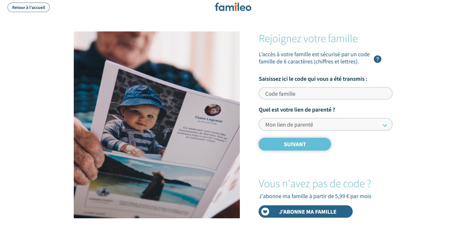 ¿Cómo inicio sesión en mi cuenta Famileo?