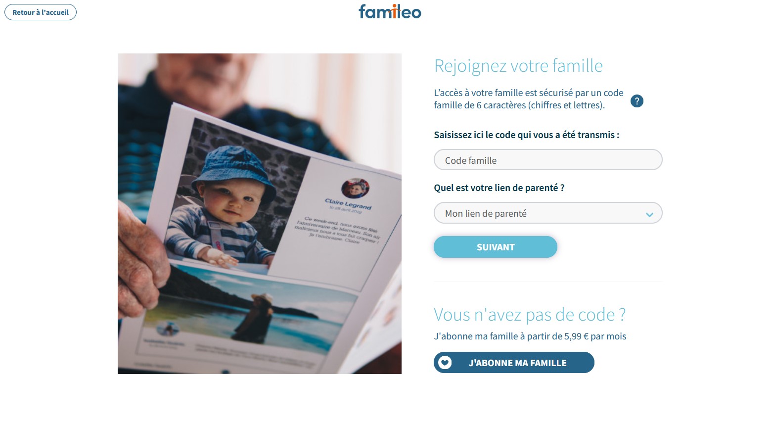 ¿Cómo inicio sesión en mi cuenta Famileo?