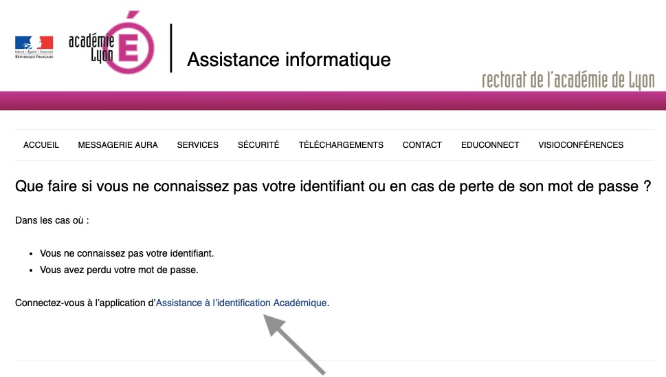 ¿Cómo utilizo el sistema de mensajería de la Académie de Lyon?