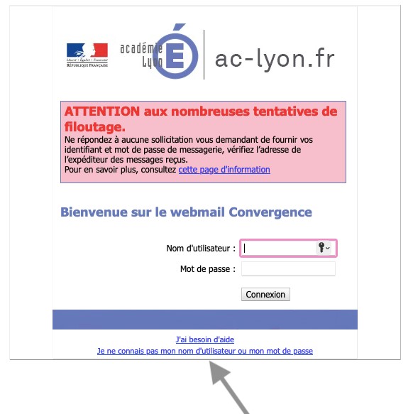 ¿Cómo utilizo el sistema de mensajería de la Académie de Lyon?
