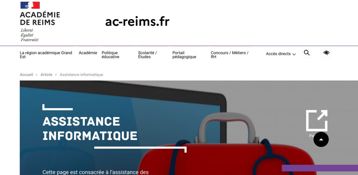 ¿Cómo utilizo el sistema de mensajería de la Académie de Reims? ¿Cómo utilizo el sistema de mensajería de la Académie de Reims?