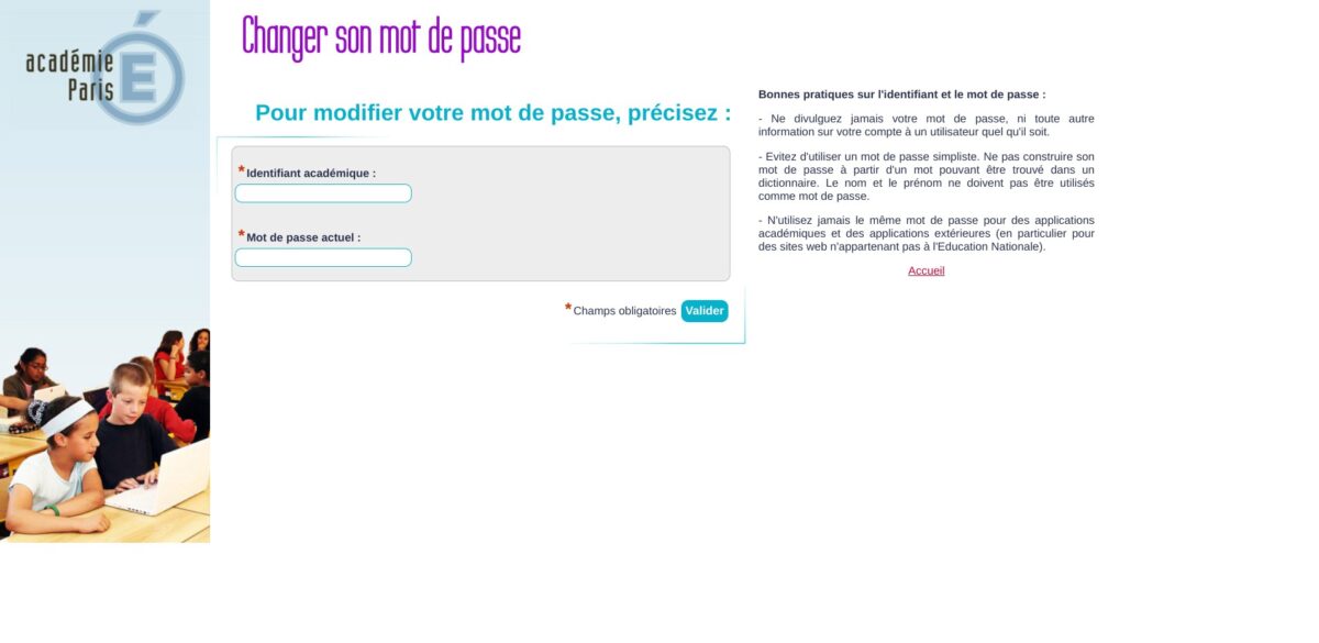 ¿Cómo uso el sistema de mensajería de la Académie de Paris?