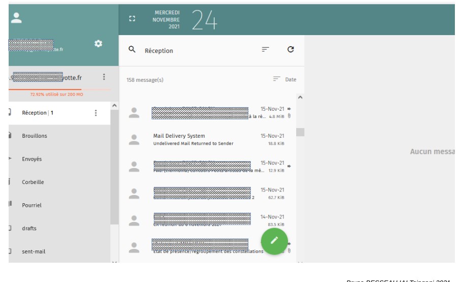 ¿Cómo utilizo el sistema de mensajería de la Academia de Mayotte?