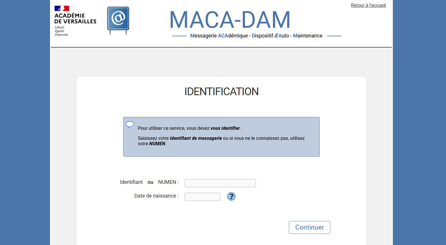 ¿Cómo me conecto a mi cuenta de correo web de ac-versailles?