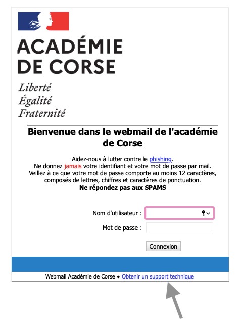 ¿Cómo me conecto a mi cuenta de correo web de AC Corse?