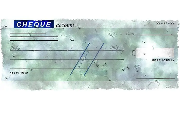 Cobrar un cheque: los pasos