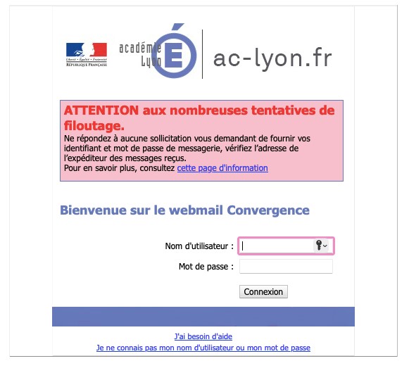 ¿Cómo utilizo el sistema de mensajería de la Académie de Lyon?