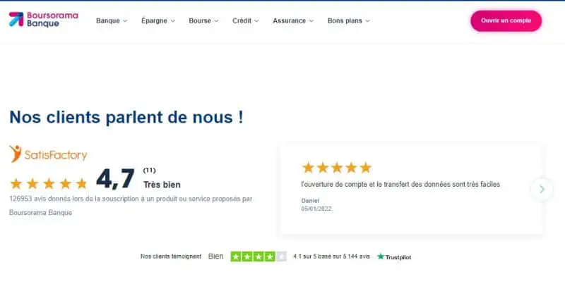 ¿Cuáles son las opiniones sobre Boursorama Banque?
